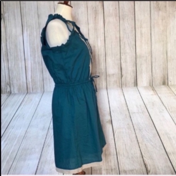 Converse Lace & Ruffle Button Top Sleeveless Dress - Picture 3 of 7